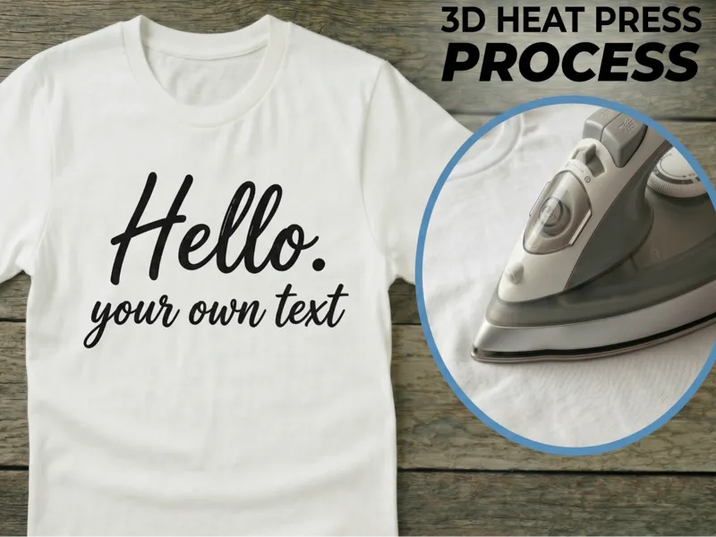 T-shirt print - your own text. V4