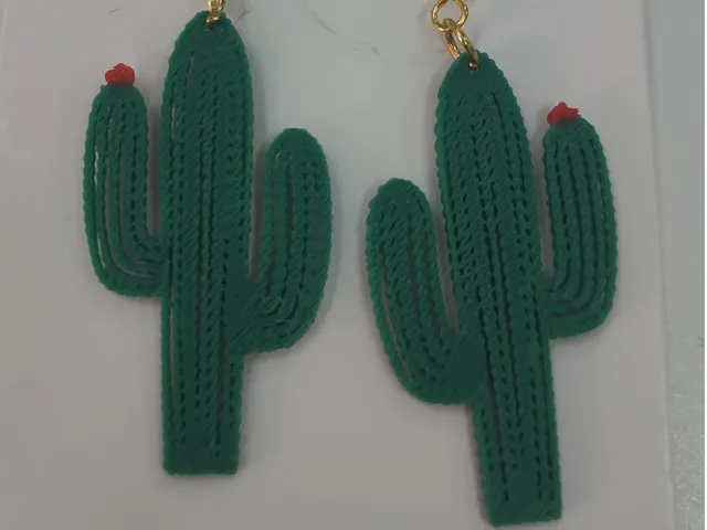 Pendientes Cactus