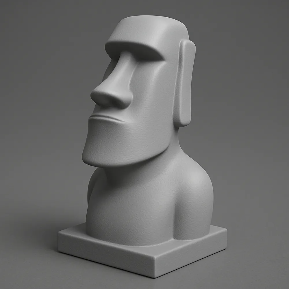 3Dプリント Moai - 無料3Dモデル -MakerWorld