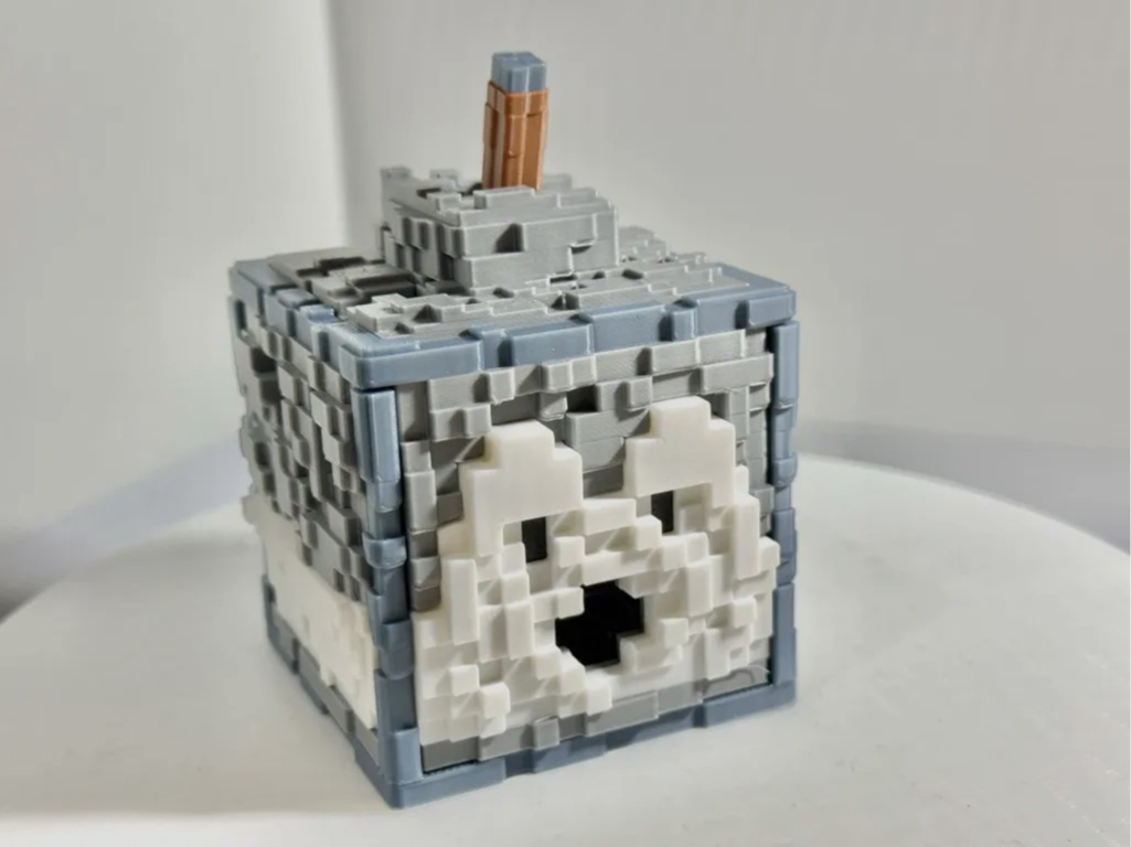 Minecraft Firing Dispenser with Lever