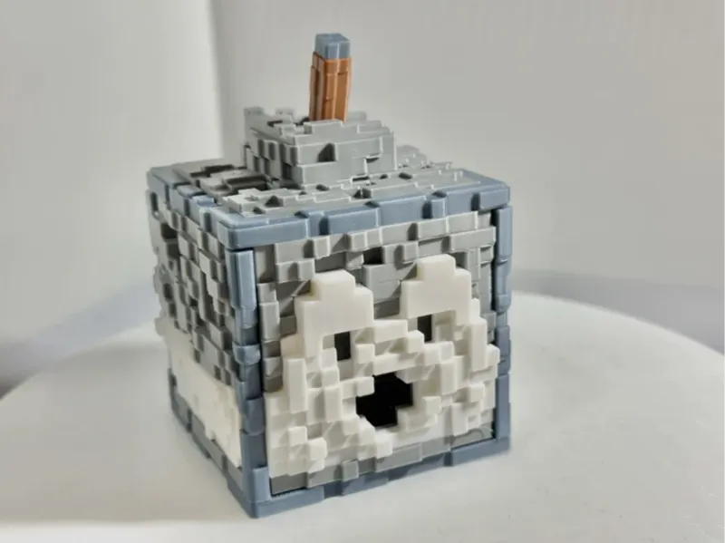 Minecraft Firing Dispenser with Lever