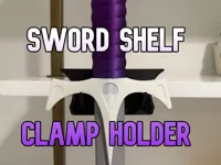 Sword Shelf Clamp Holder v1
