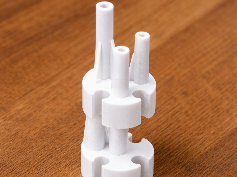 Splitter PTFE a Y con 5 ingressi