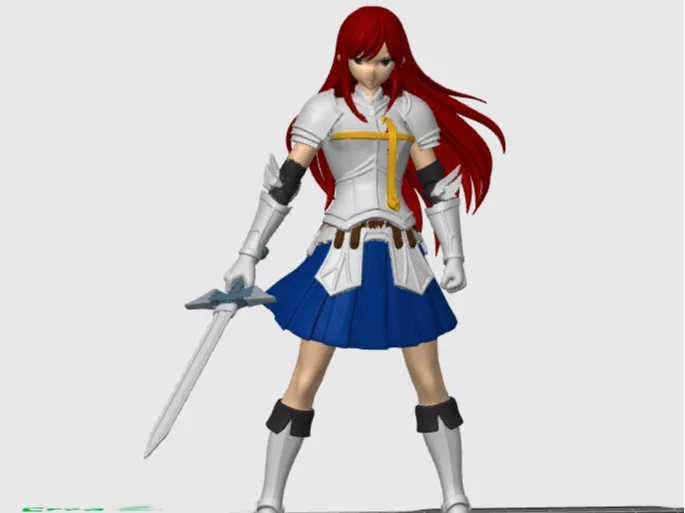 D&D Miniatur / FairyTail Erza Scarlet