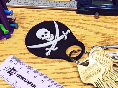 Pirate Skull Key Chain - AMS and Non-AMS