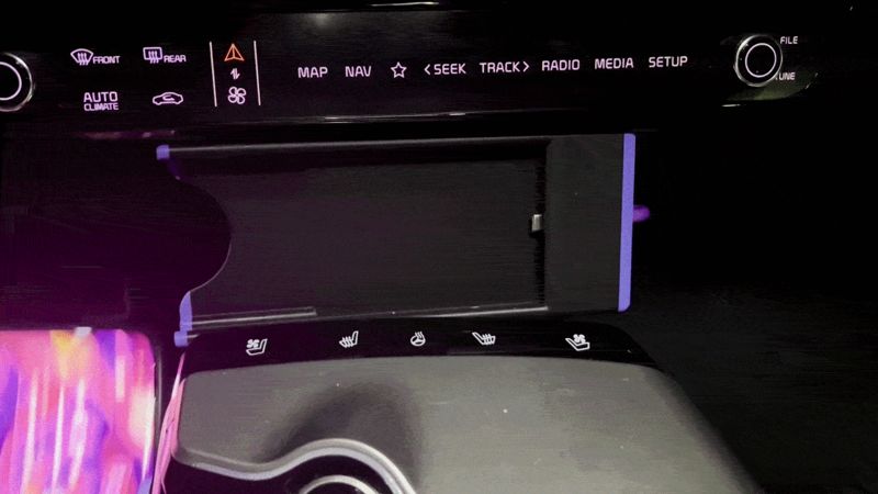 EV6 iPhone mount
