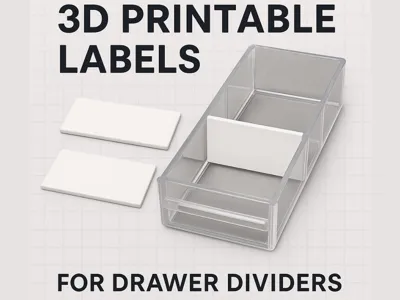 Small Parts Drawer Dividers