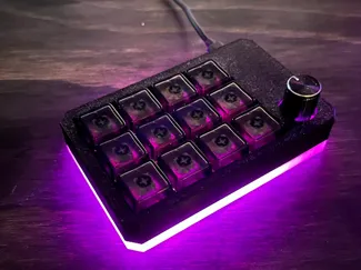 Macropad Translucent Bottom Shell