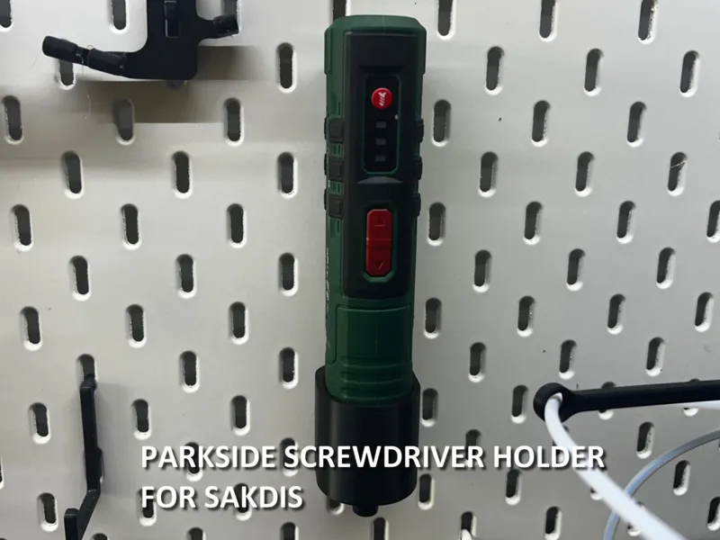 Parkside Screwdriver holder for Skadis