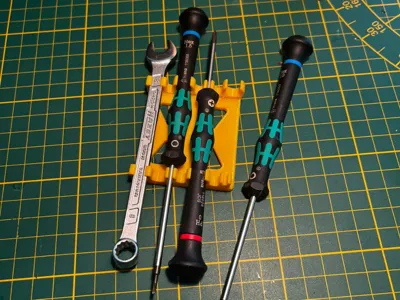Compact Tool Clip for Wera Micro Screwdrivers