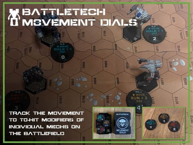 BattleTech Movement Dials