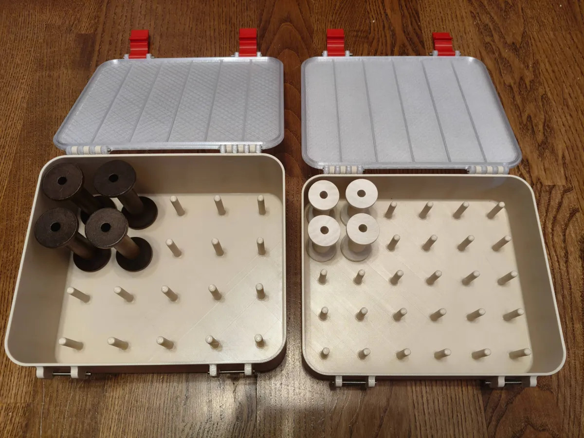 Boxes for storing spools of thread - Free 3D Print Model - MakerWorld