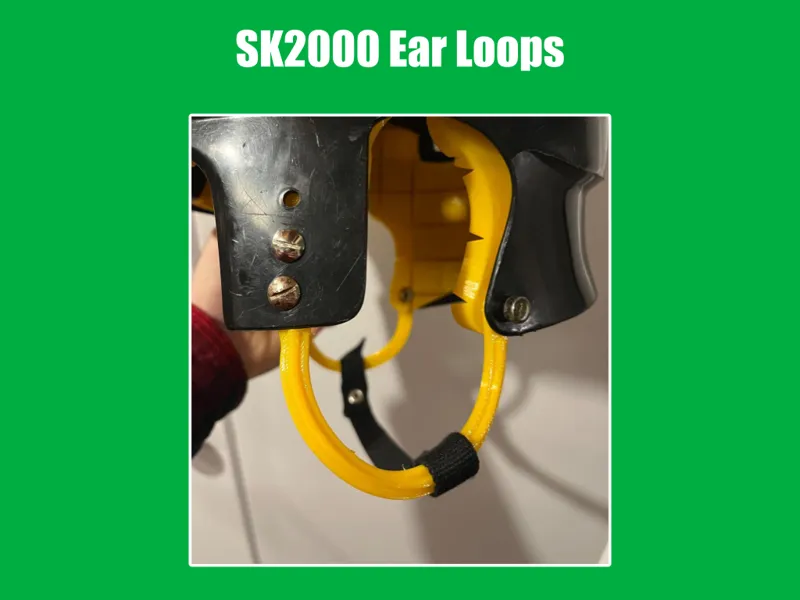SK2000 Hockey Helmet Ear Loop Replacements SK2000L