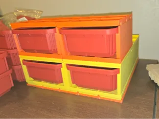 Gridfinity Milwaukee bin organizer