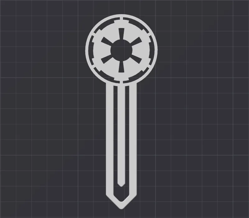 Star Wars imperial sigil bookmark