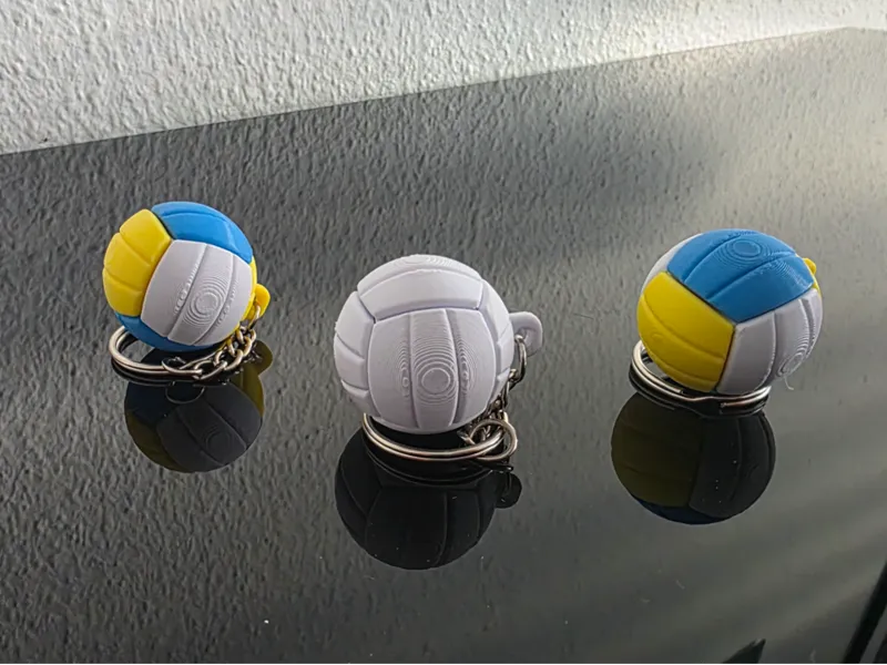 Volleyball Keychain 3d no ams