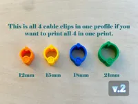 This is all 4 cable clips in one ( V2 ) 