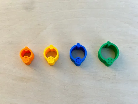 Cable Organizer / Snap Cable Clip - Print in place view 4