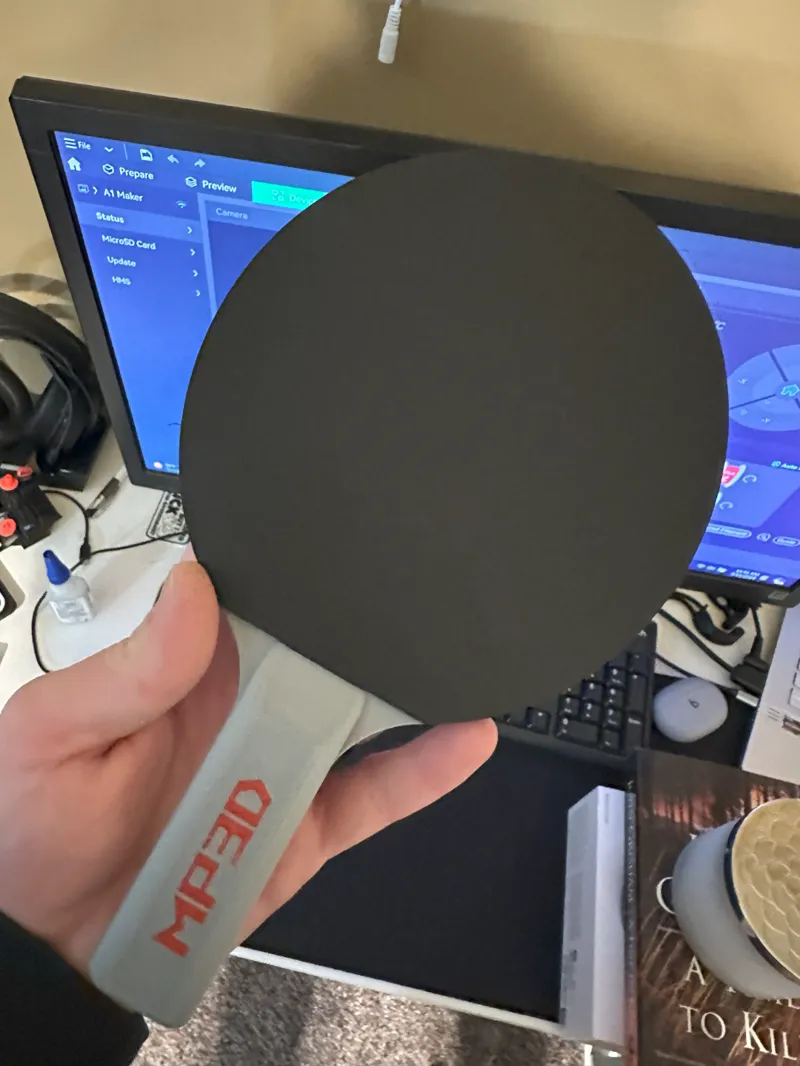Ping Pong Paddle (100% Printed)