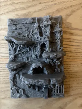 Modelo para impresión 3D: Haunted Mansion background — vista de referencia 4