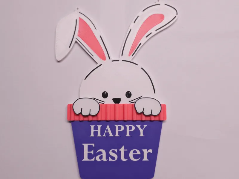 Happy Easter Bunny Door Hanger