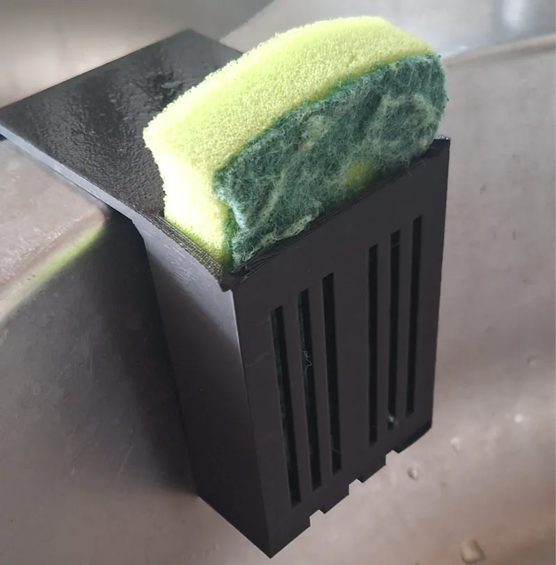 Kitchen Sponge Holder with Drain Slots