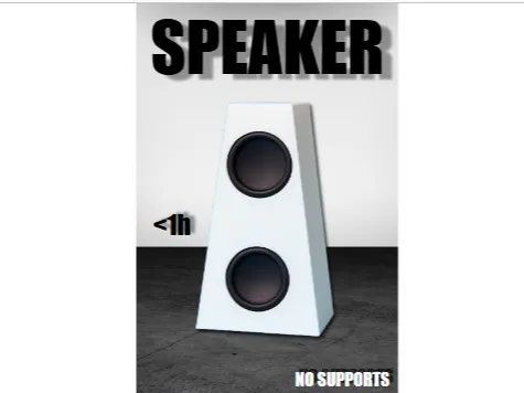 SPEAKER MODERNO -no ams- less then 1h-
