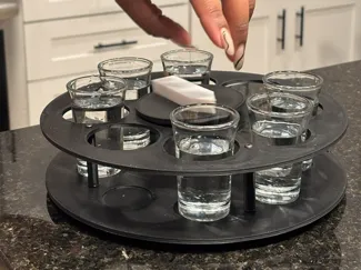 Shot Glass Spin Game