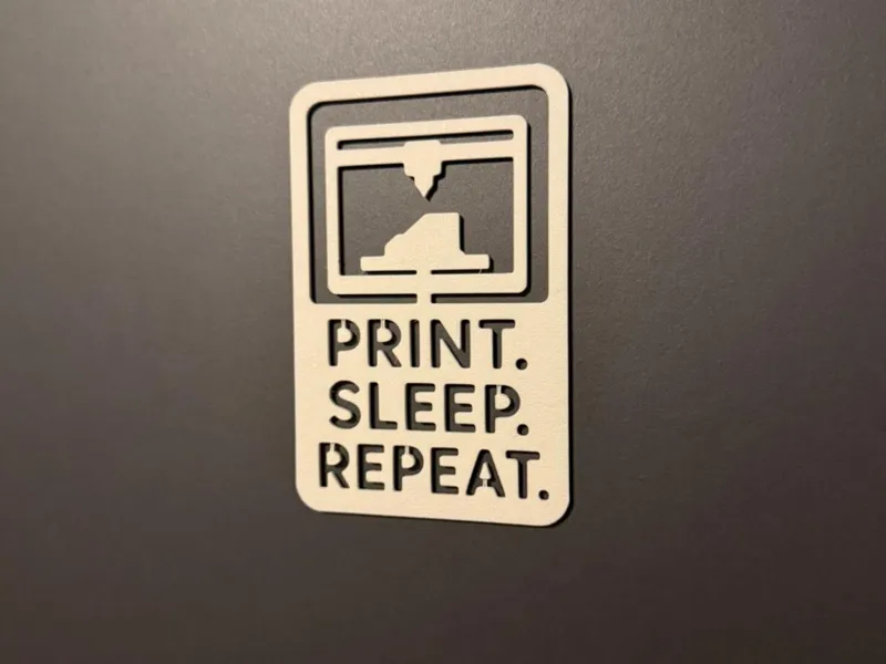 3D Printing Silhouette Wall Sign