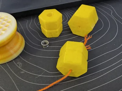 Flexible Hex Counterweight for Yoyo