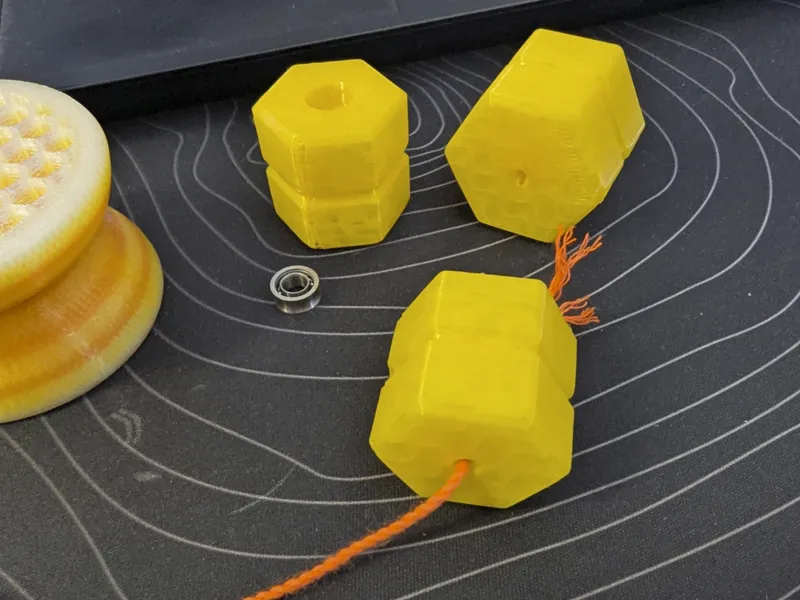 Flexible Hex Counterweight for Yoyo
