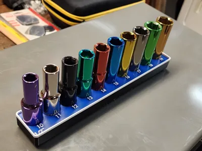 Pittsburgh 1/2" METRIC Socket Holder Gridfinity