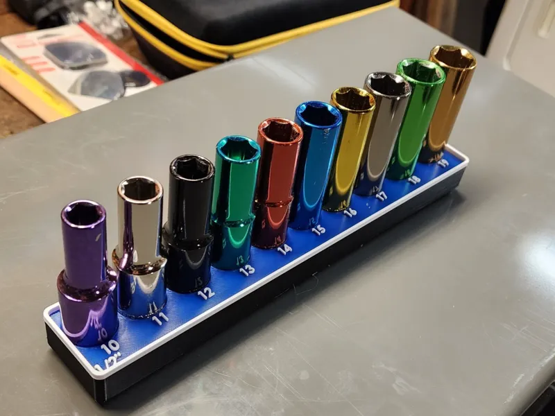 Pittsburgh 1/2" METRIC Socket Holder Gridfinity