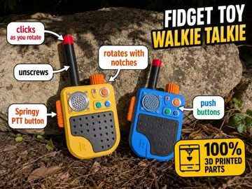 Objeto manipulable: Fidget Walkie Talkies from Big Walk — vista de referencia 5