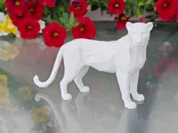 low poly Leopard
