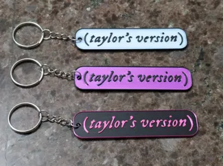 Taylor's Version Keychain