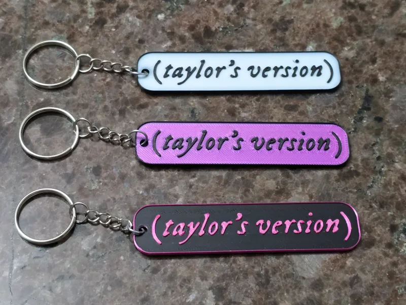 Taylor's Version Keychain