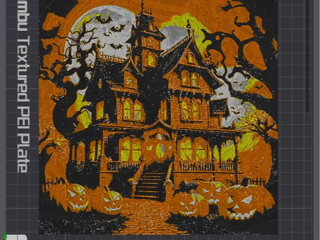 Scary halloween Hueforge