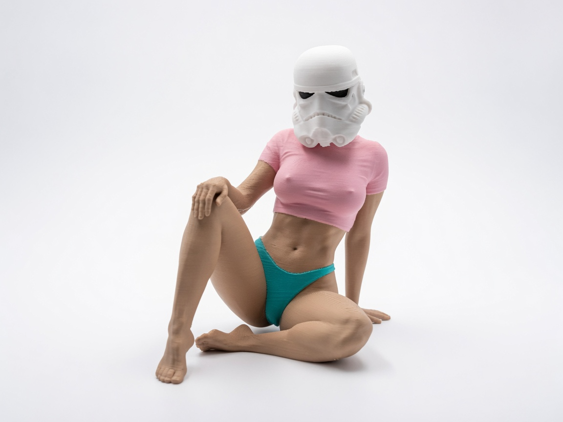 Female Stormtrooper - Relaxed Beauty