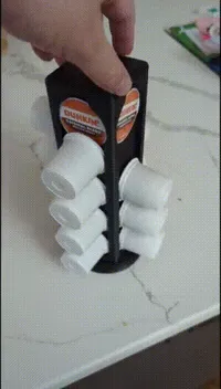 Organiseur rotatif de capsules K-Cup - avec aimant porte-étiquette — photo 1