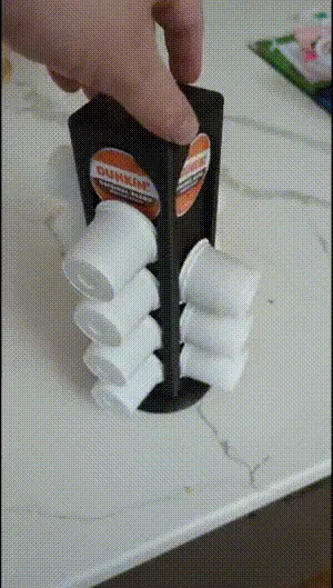 Organiseur rotatif de capsules K-Cup - avec aimant porte-étiquette