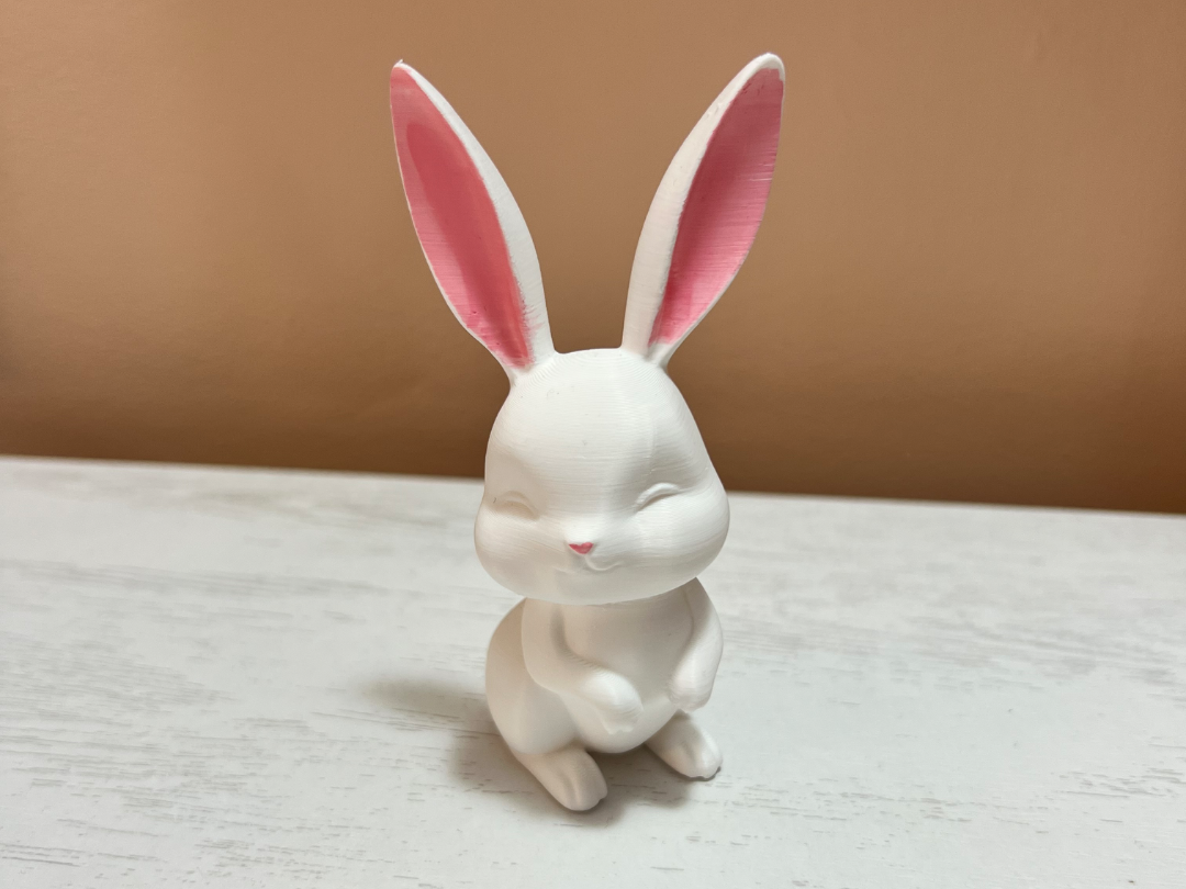 Easter Bunny Standing - Squinting