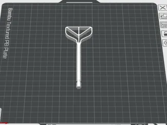 paint stirrer- 1/4 inch hex head
