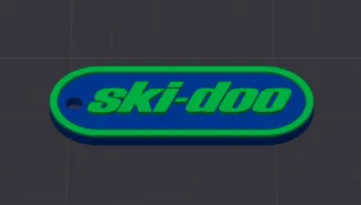 Ski-doo keyring