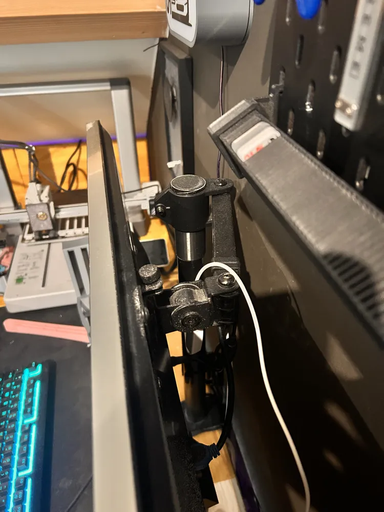 Arm Riser Monitor arm riser - Free 3D Print Model - MakerWorld