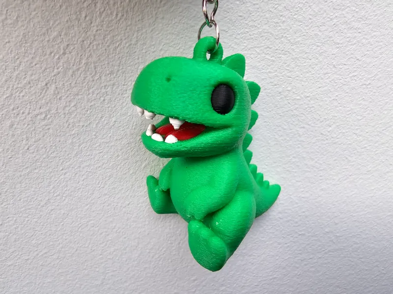 Cute Little Dino Keychain