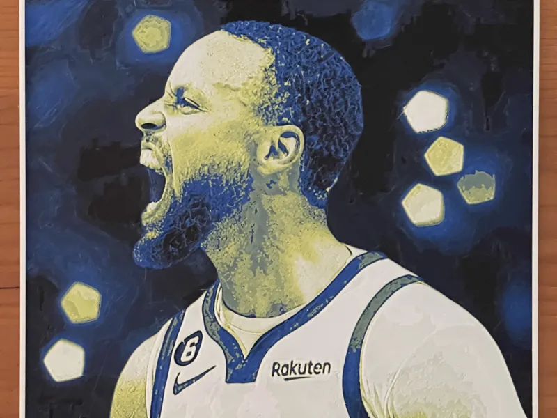 Steph Curry (HueForge)