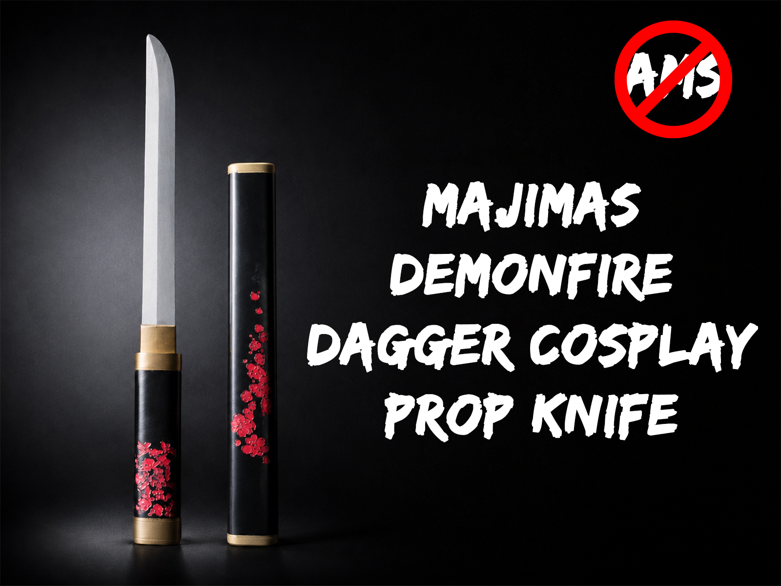 Majimas Demonfire Dagger Inspired Cosplay Prop