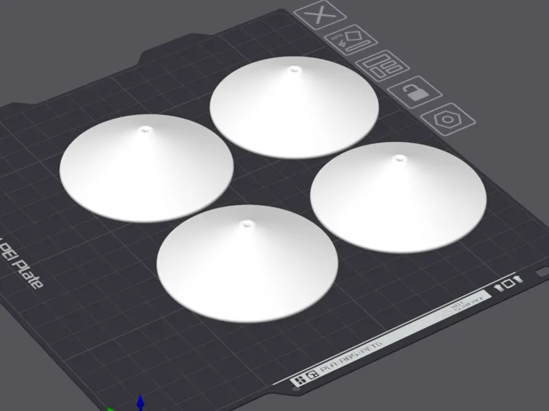 A1 mini Anti - vibration feet cone