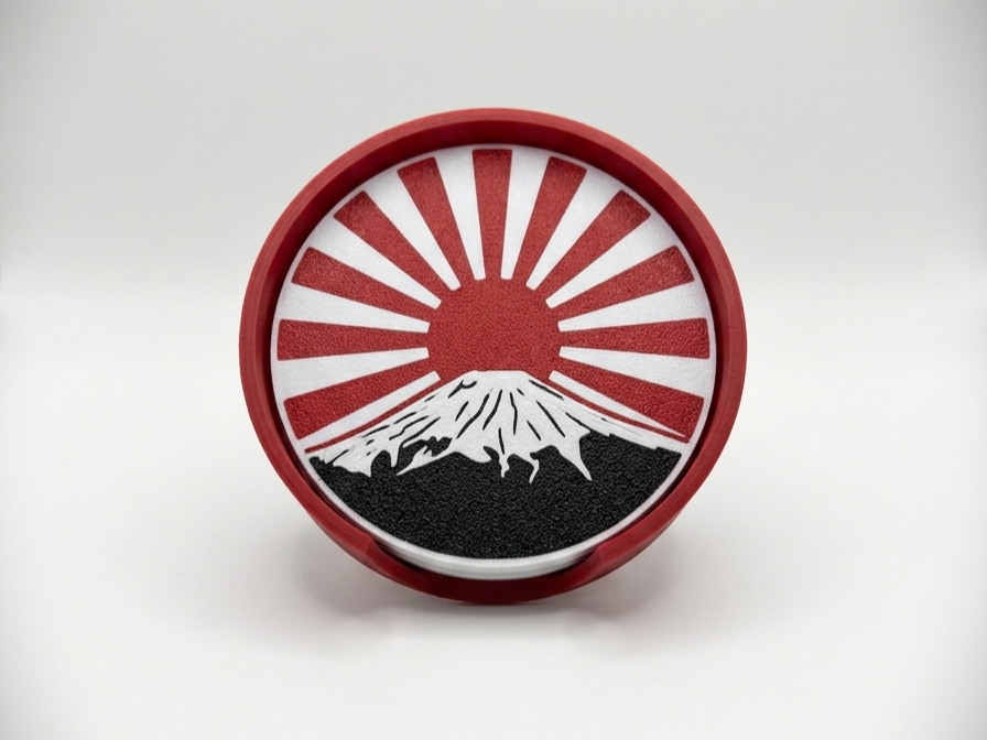 The Rising Peak | Multi-Tone Coaster Set